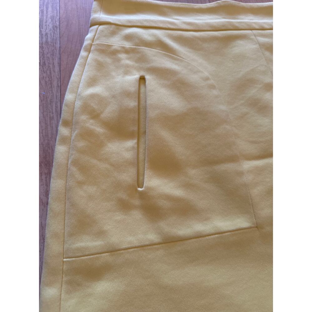 *Yellow Zara Women Mini Skirt Size M - Picture 5 of 6
